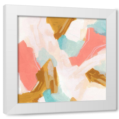 Flight Path III White Modern Wood Framed Art Print by Vess, June Erica