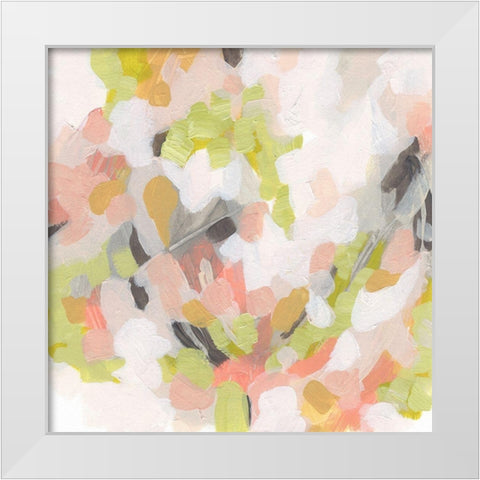 Dogwood Prism III White Modern Wood Framed Art Print by Vess, June Erica