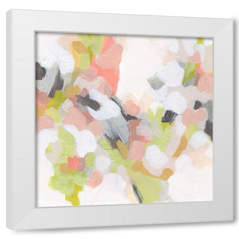 Dogwood Prism IV White Modern Wood Framed Art Print by Vess, June Erica