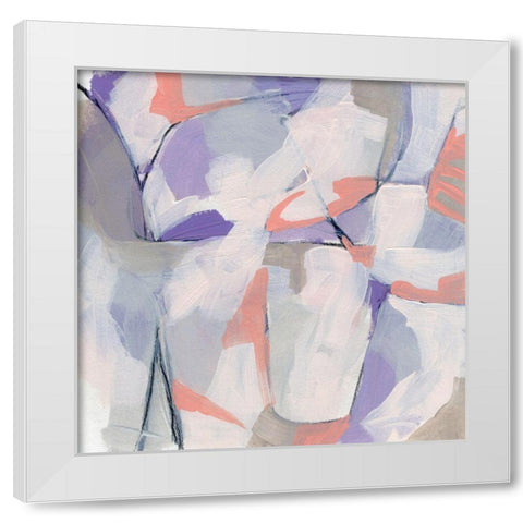 Desert Glacier II White Modern Wood Framed Art Print by Vess, June Erica