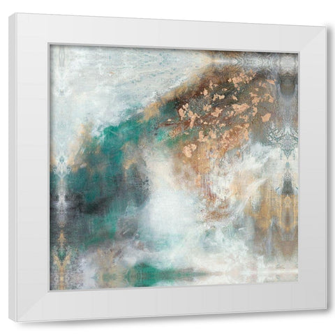 Embellished Other Dimension I White Modern Wood Framed Art Print by Bramma, Lila
