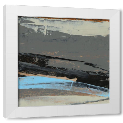 Elate I White Modern Wood Framed Art Print by Gordon, Sharon