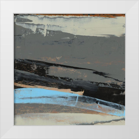 Elate I White Modern Wood Framed Art Print by Gordon, Sharon