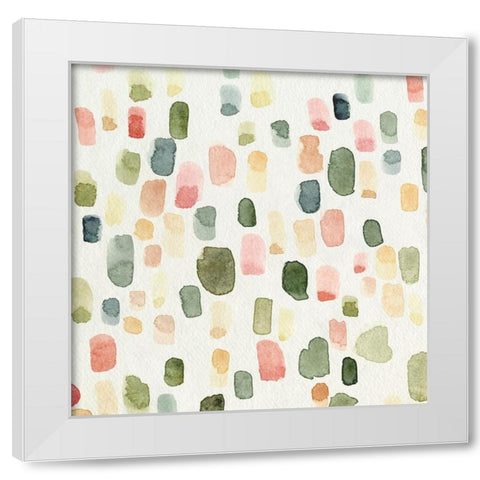 Popcorn Ceiling II White Modern Wood Framed Art Print by Caroline, Emma