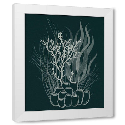 Underwater Bouquet II White Modern Wood Framed Art Print by Popp, Grace