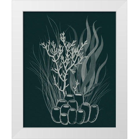 Underwater Bouquet II White Modern Wood Framed Art Print by Popp, Grace