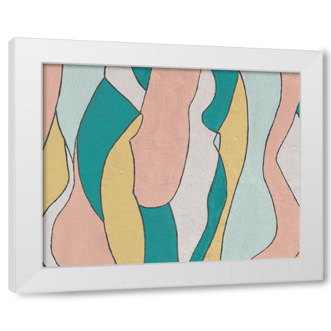 Hidden Figures I White Modern Wood Framed Art Print by Saunders, Alonzo