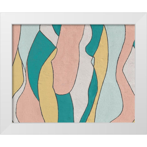 Hidden Figures I White Modern Wood Framed Art Print by Saunders, Alonzo