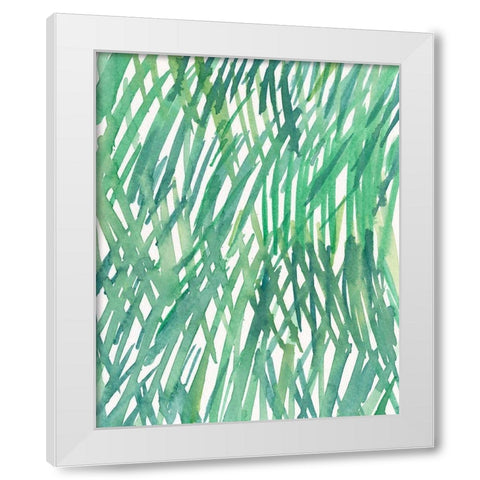 Just Grass II White Modern Wood Framed Art Print by Dixon, Samuel