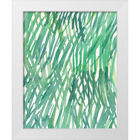 Just Grass II White Modern Wood Framed Art Print by Dixon, Samuel