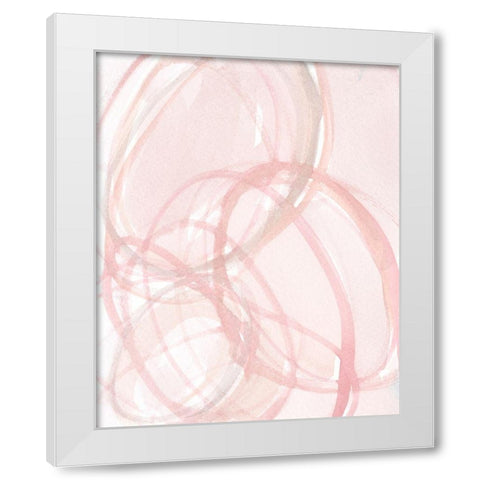 The Garden Bubbles I White Modern Wood Framed Art Print by Dixon, Samuel
