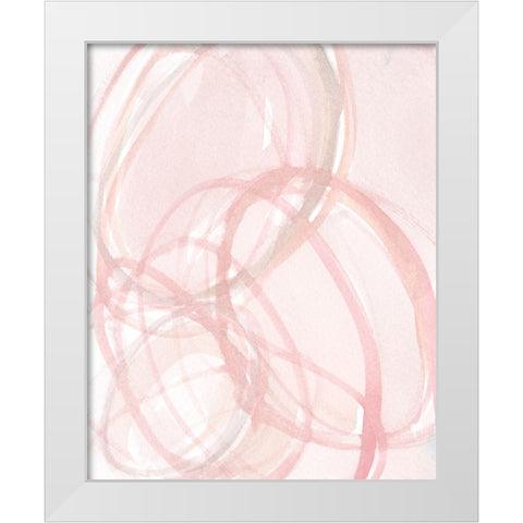 The Garden Bubbles I White Modern Wood Framed Art Print by Dixon, Samuel