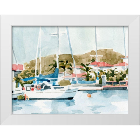 Vintage Vacation II White Modern Wood Framed Art Print by Caroline, Emma