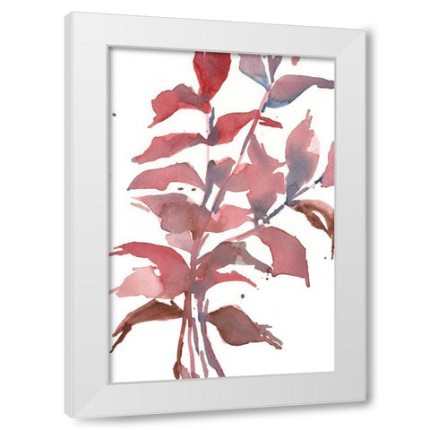 Fall Impression I White Modern Wood Framed Art Print by Dixon, Samuel