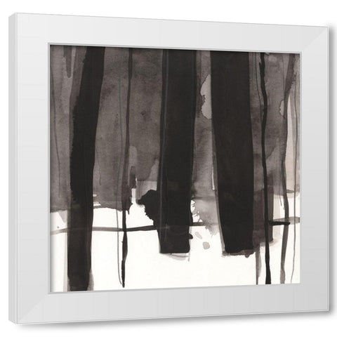 Pier Post Arrangement I White Modern Wood Framed Art Print by Dixon, Samuel