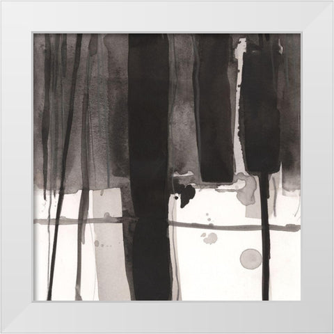 Pier Post Arrangement II White Modern Wood Framed Art Print by Dixon, Samuel