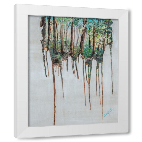 Memories I White Modern Wood Framed Art Print by Iafrate, Sandra