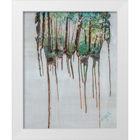 Memories I White Modern Wood Framed Art Print by Iafrate, Sandra