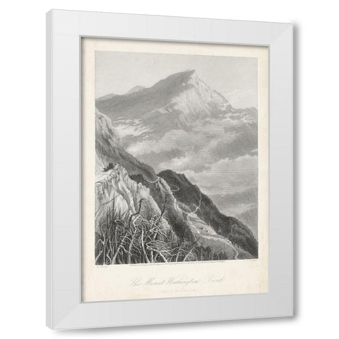 The Mount Washington Road White Modern Wood Framed Art Print by Bryant, William Cullen
