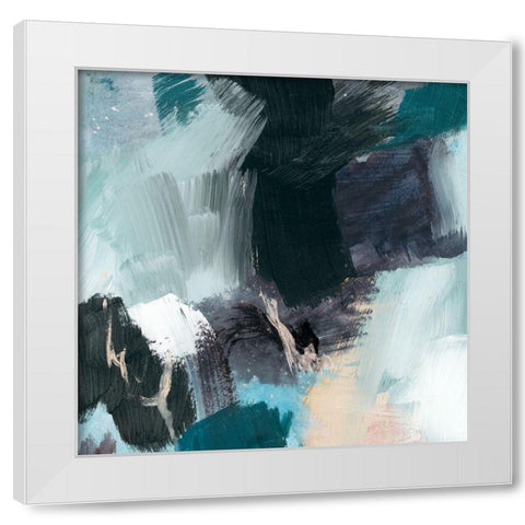 Velvet Riverbed II White Modern Wood Framed Art Print by Barnes, Victoria