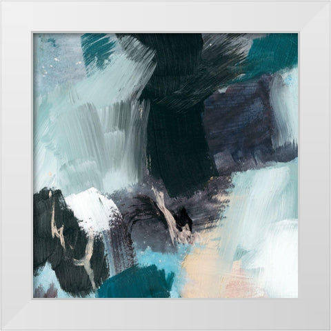 Velvet Riverbed II White Modern Wood Framed Art Print by Barnes, Victoria