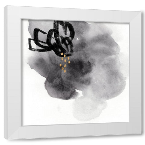 Monograph IV White Modern Wood Framed Art Print by Green, Jacob