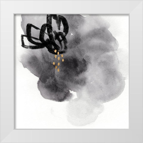 Monograph IV White Modern Wood Framed Art Print by Green, Jacob