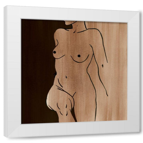 Mud Bath II White Modern Wood Framed Art Print by Popp, Grace