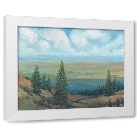 Mountain Top II White Modern Wood Framed Art Print by OToole, Tim