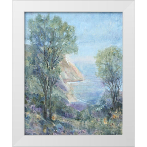 Scenic View I White Modern Wood Framed Art Print by OToole, Tim