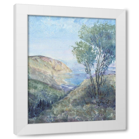 Scenic View II White Modern Wood Framed Art Print by OToole, Tim