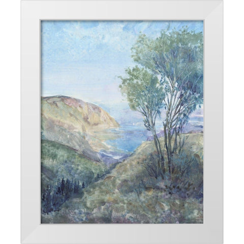 Scenic View II White Modern Wood Framed Art Print by OToole, Tim