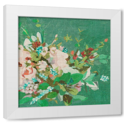 Hello Spring I White Modern Wood Framed Art Print by Wang, Melissa