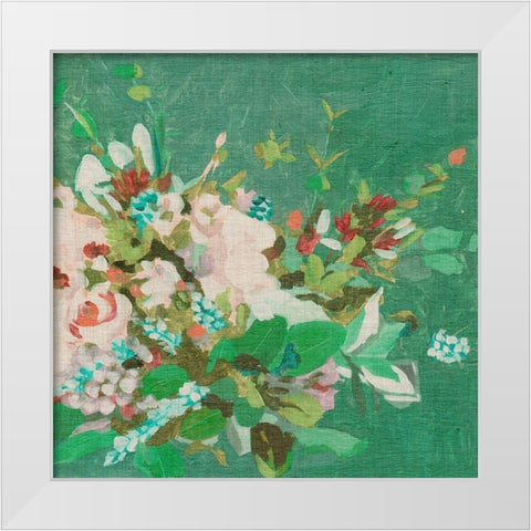 Hello Spring I White Modern Wood Framed Art Print by Wang, Melissa