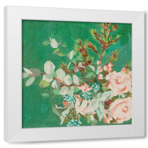 Hello Spring II White Modern Wood Framed Art Print by Wang, Melissa