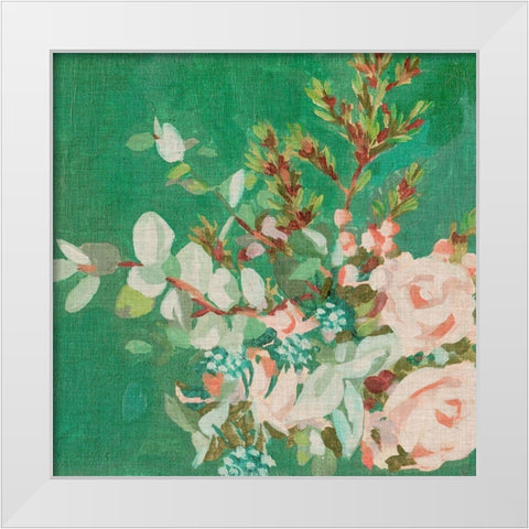 Hello Spring II White Modern Wood Framed Art Print by Wang, Melissa