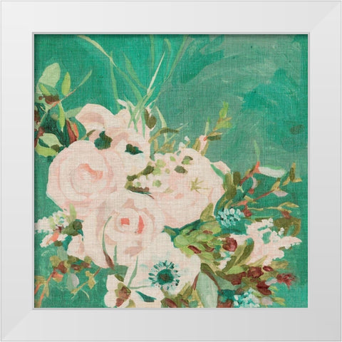 Hello Spring IV White Modern Wood Framed Art Print by Wang, Melissa