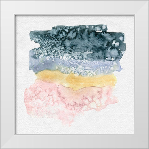 Incremental I White Modern Wood Framed Art Print by Caroline, Emma