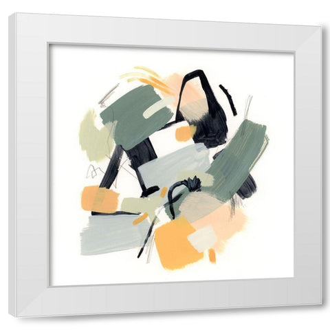 Covey I White Modern Wood Framed Art Print by Barnes, Victoria