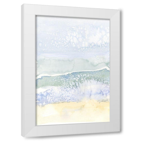 Salty Seaside I White Modern Wood Framed Art Print by Caroline, Emma