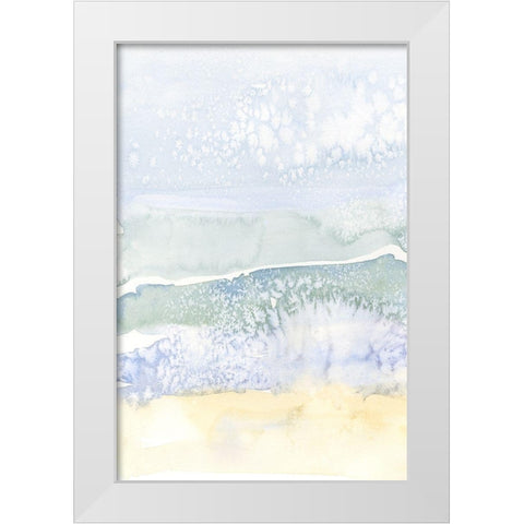 Salty Seaside I White Modern Wood Framed Art Print by Caroline, Emma