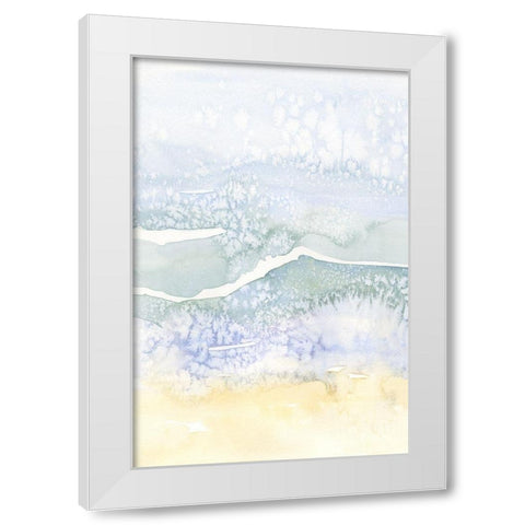Salty Seaside II White Modern Wood Framed Art Print by Caroline, Emma