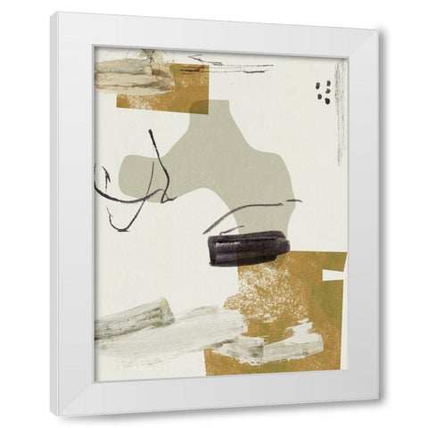 Over the Line IV White Modern Wood Framed Art Print by Wang, Melissa