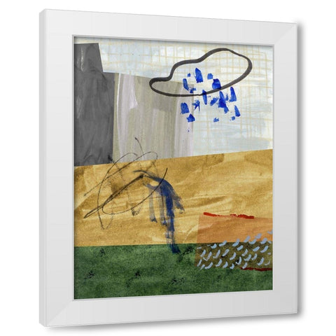 Rainy Season II White Modern Wood Framed Art Print by Wang, Melissa