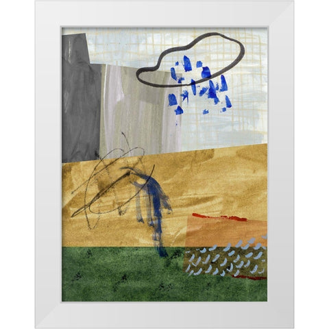 Rainy Season II White Modern Wood Framed Art Print by Wang, Melissa