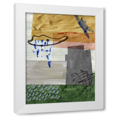 Rainy Season III White Modern Wood Framed Art Print by Wang, Melissa