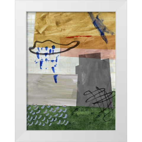 Rainy Season III White Modern Wood Framed Art Print by Wang, Melissa