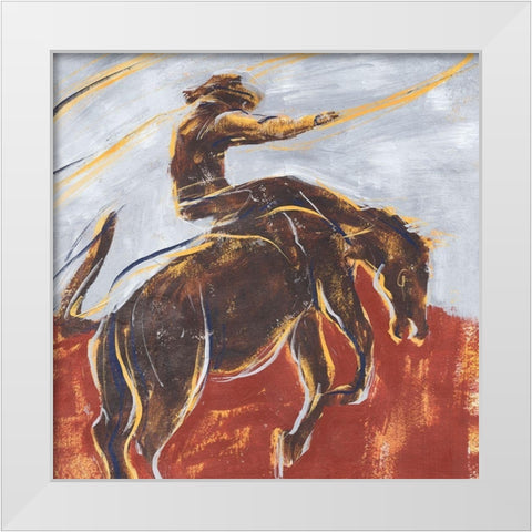 Morning Roundup II White Modern Wood Framed Art Print by Warren, Annie