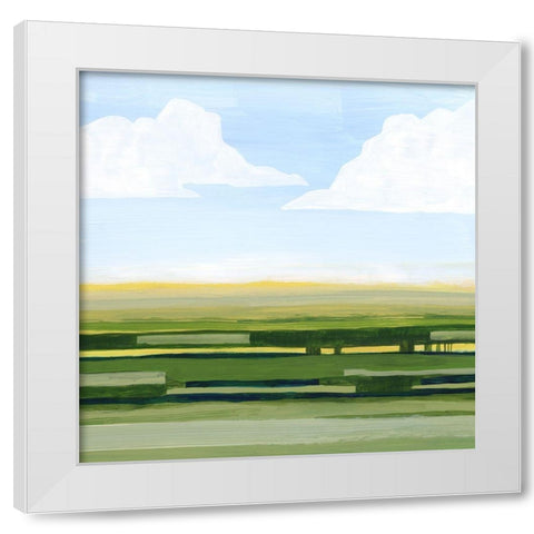 Pastoral Glow I White Modern Wood Framed Art Print by Popp, Grace
