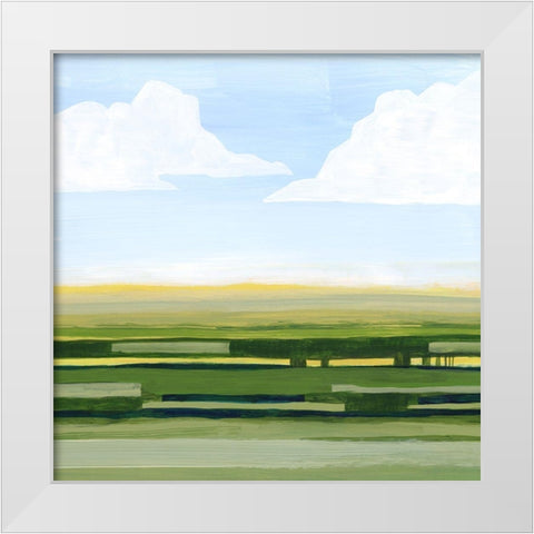 Pastoral Glow I White Modern Wood Framed Art Print by Popp, Grace